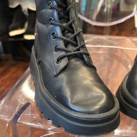 Primark Tall Combat Boots with Platform Sole - Picture 5 of 8